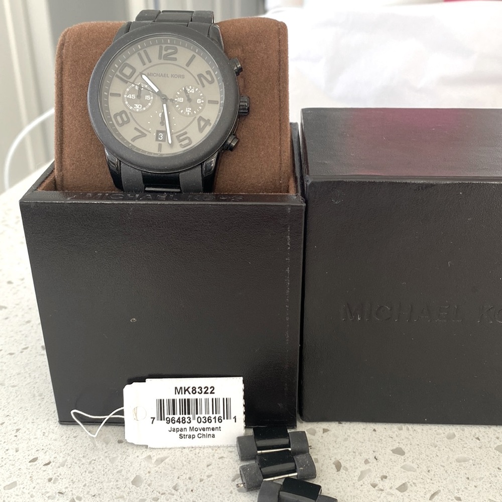 Michael Kors MK8322 Mercer black watch